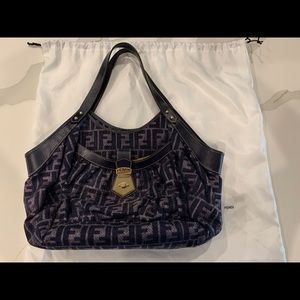 Fendi Navy Handbag